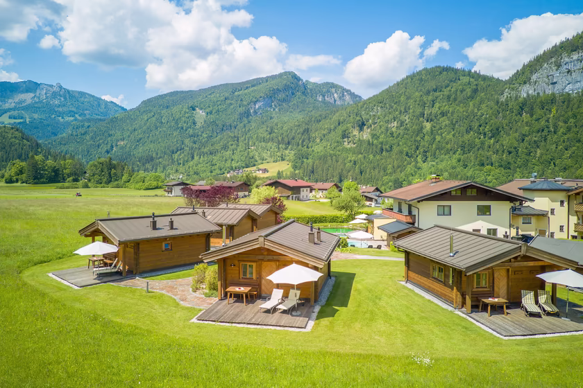 Chalets im Saalachtal